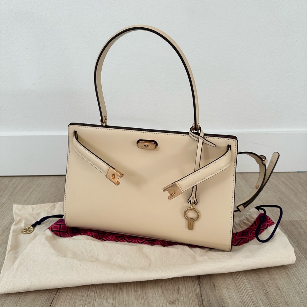 Tory burch lee radziwill small bag Gold hardware